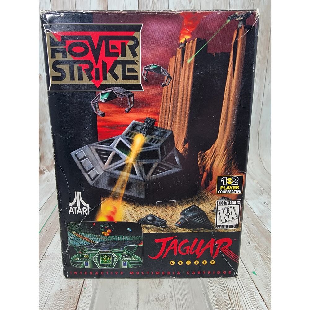 Hover Strike Atari Jaguar Complete In Box With Manual